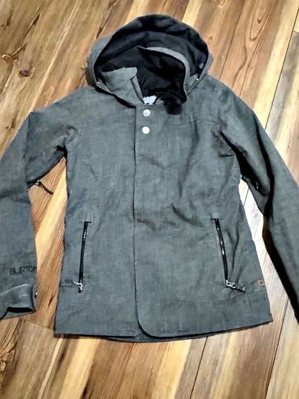 Burton Dryride Women's Gray & Black Ski Jacket Size XS